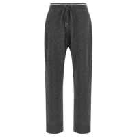 Pantaloni casual Brunello Cucinelli English Ribbed Trousers Femei