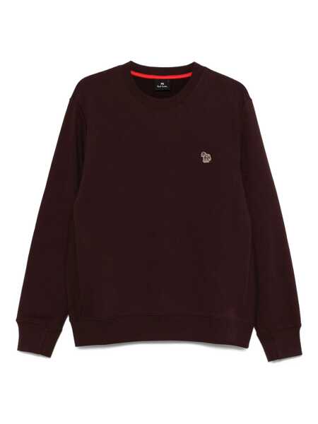 Pulovere Paul Smith Paul Smith Burgundy Crewneck Sweatshirt Red Barbati (BM 18799110) 1
