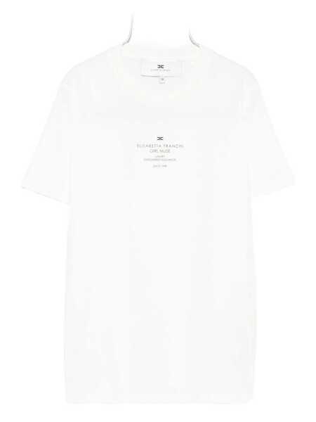Topuri Elisabetta Franchi Elisabetta Franchi T-Shirts And Polos WHITE Femei (BM 18799182) 1