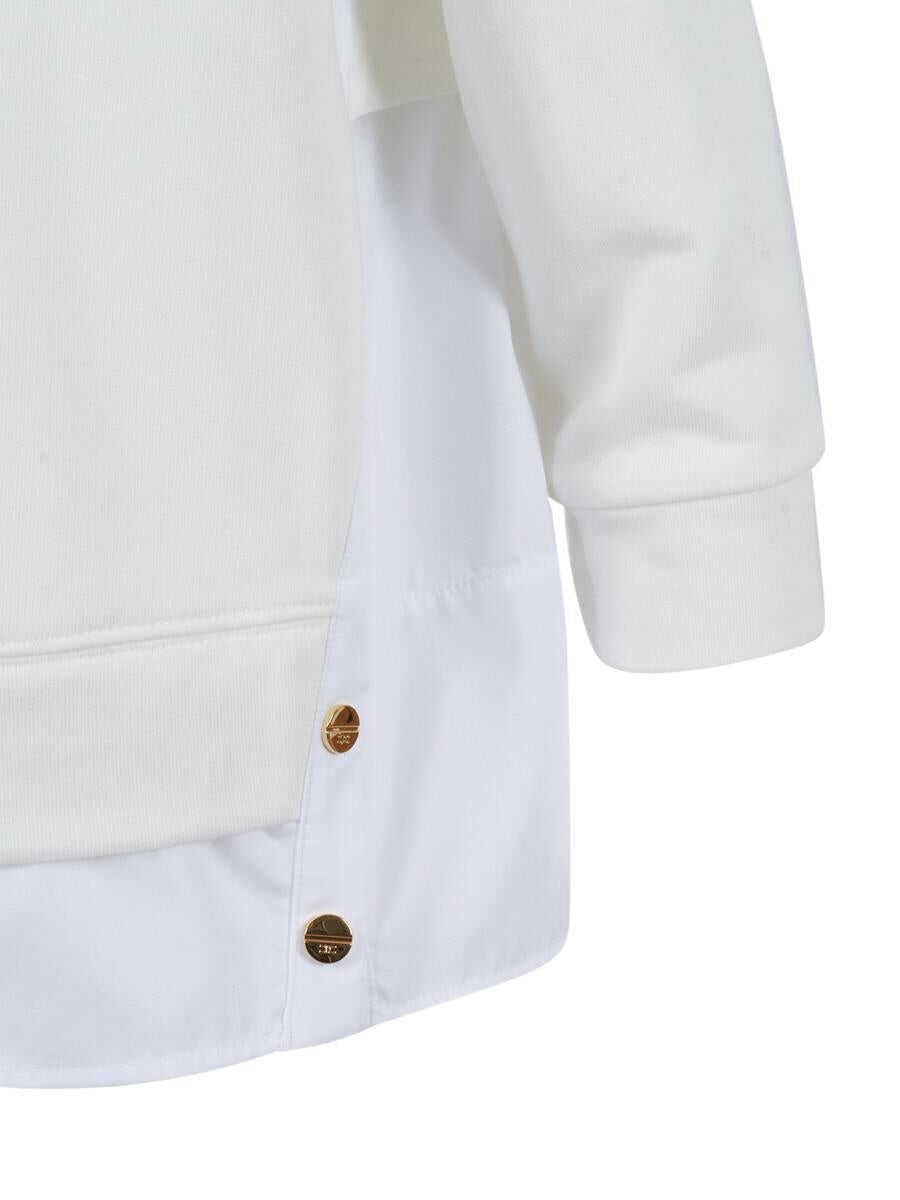 Pulovere Elisabetta Franchi Elisabetta Franchi Girocoll WHITE Femei (BM 18799218) 4