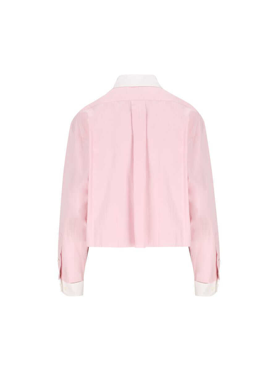 Camasi Miu Miu Miu Miu Shirts PINK Femei (BM 18799245) 2