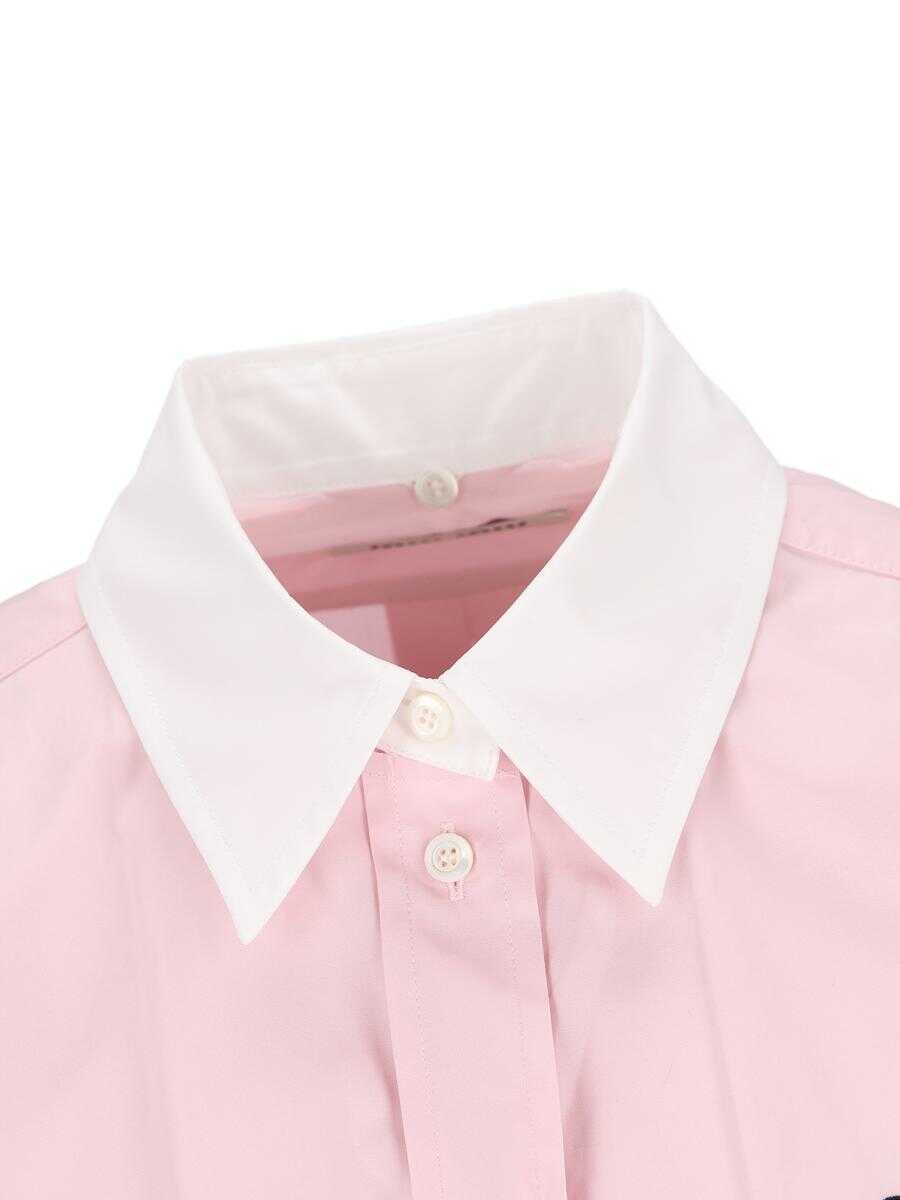 Camasi Miu Miu Miu Miu Shirts PINK Femei (BM 18799245) 3