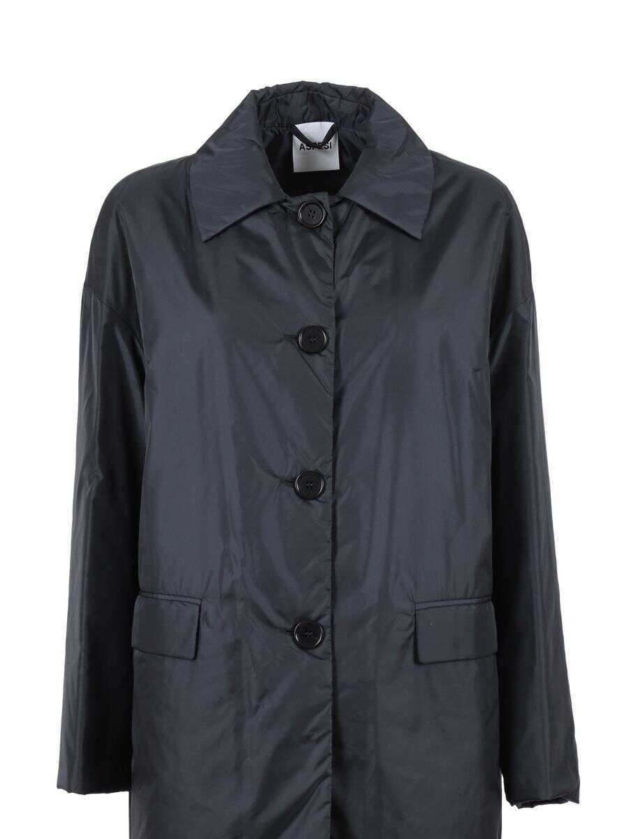 Paltoane Aspesi Aspesi Coat BLUE Femei (BM 18799455) 3