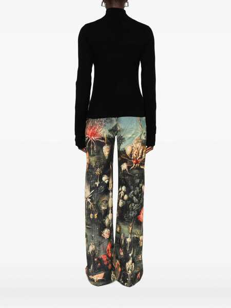 Pulovere Blumarine Blumarine Geometric Turtleneck Sweater Black Femei (BM 18799740) 4