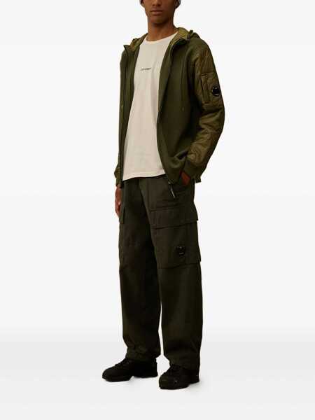 Tricouri C.P. Company C.P. Company Crew Neck T-Shirt With Logo WHITE Barbati (BM 18799752) 2