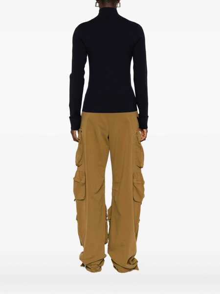 Pulovere Blumarine Blumarine Geometric Turtleneck Sweater BLUE Femei (BM 18799767) 4