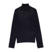 Pulovere Blumarine Blumarine Geometric Turtleneck Sweater