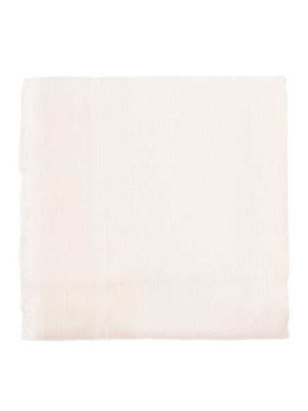 Esarfe Elisabetta Franchi Elisabetta Franchi Jacquard Scarf With Logo All-Over Patter WHITE Femei (BM 18800046) 1