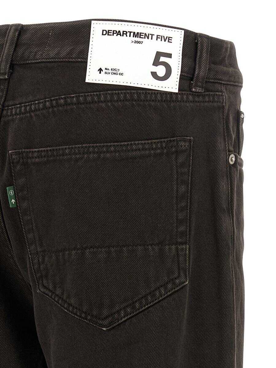 Blugi Department Five Department 5 Musso Jeans Black Barbati (BM 18800529) 4