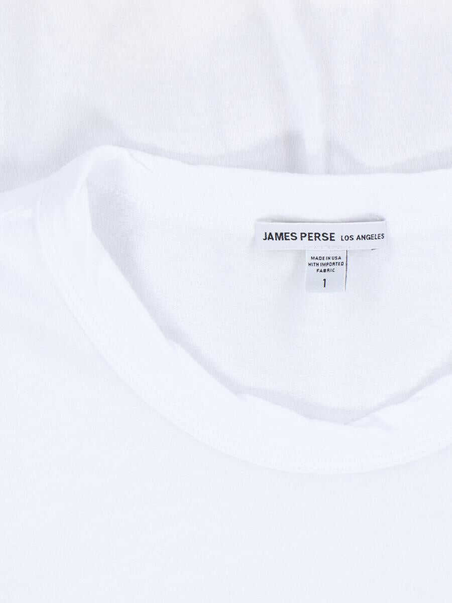 Topuri James Perse James Perse T-Shirts And Polos WHITE Femei (BM 18800769) 3