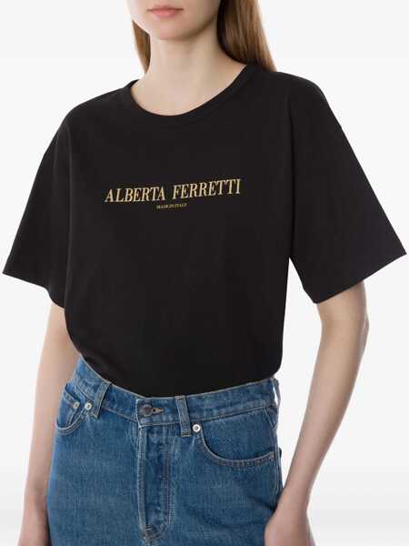 Tricouri Alberta Ferretti T-shirt Black   Femei (BM 18800895) 4