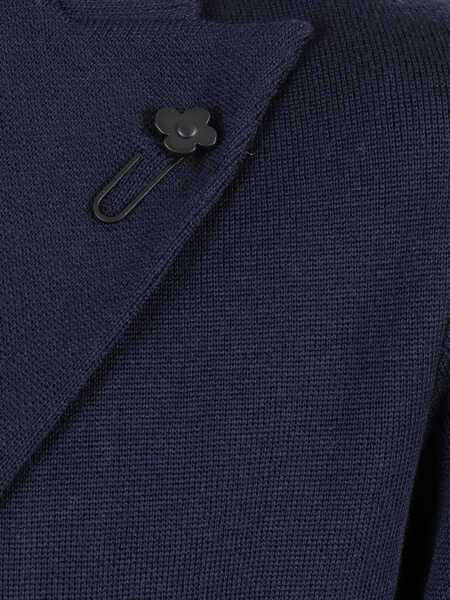 Paltoane Lardini KNITTED JACKET Blue Barbati (BM 18800925) 3