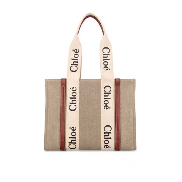 Genti de mana Chloe Chloe Woody Medium Tote Bag Beige Femei (BM 18800964) 1