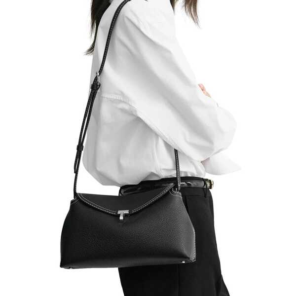 Genti de mana TOTME Toteme T-Lock clutch Bag Black Femei (BM 18800976) 3