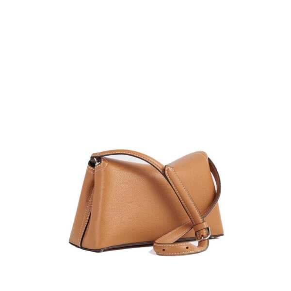 Genti de mana TOTME Toteme T-Lock grained-leather clutch Bag Brown Femei (BM 18800979) 2