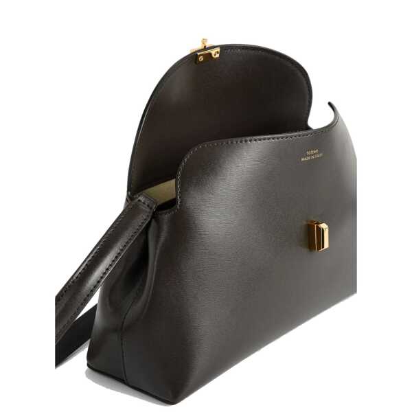 Genti de mana TOTME Toteme T-Lock leather clutch Bag Brown Femei (BM 18800982) 3