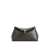 TOT&Ecirc;ME Toteme T-Lock leather clutch Bag Brown