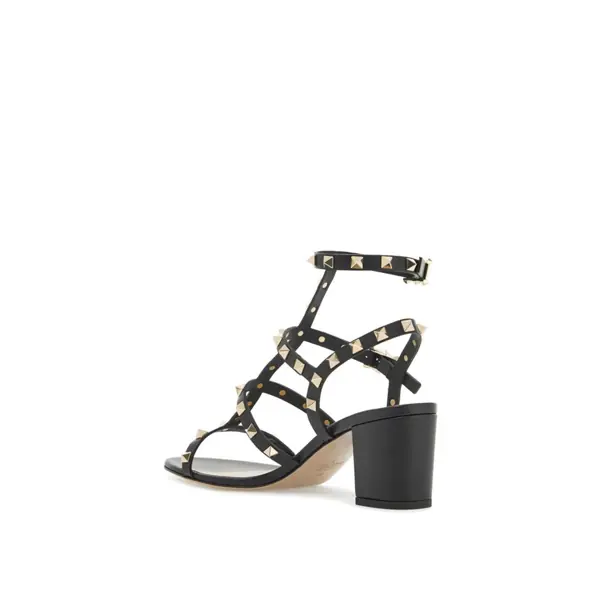 Sandale Valentino Garavani Valentino Garavani Rockstud 60 Leather Sandals Black Femei (BM 18801015) 2