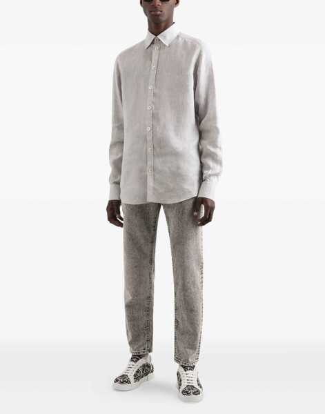 Blugi drepti Dolce & Gabbana Cotton Regular Pants GREY Barbati (BM 18801220) 2