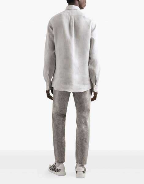 Blugi drepti Dolce & Gabbana Cotton Regular Pants GREY Barbati (BM 18801220) 3