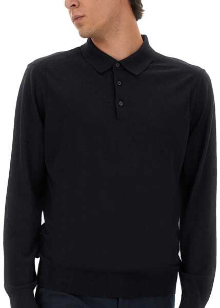 Tricouri Polo Hugo Boss Knitted Polo. BLUE Barbati (BM 18801247) 4