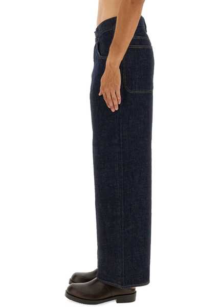 Blugi drepti SUNFLOWER Super Wide Pants BLUE Barbati (BM 18801253) 4