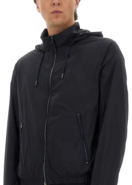Jachete Hugo Boss Water-Repellent Windbreaker BLUE Barbati (BM 18801262) 4