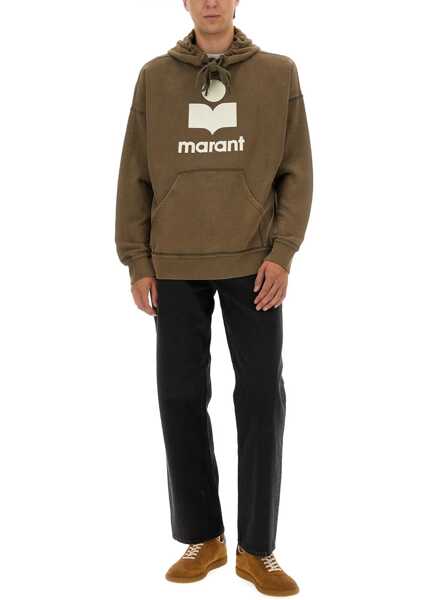 Bluze de trening Isabel Marant Miley Sweatshirt With Logo BROWN Barbati (BM 18801295) 2