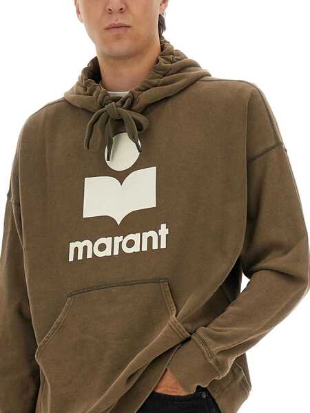 Bluze de trening Isabel Marant Miley Sweatshirt With Logo BROWN Barbati (BM 18801295) 4
