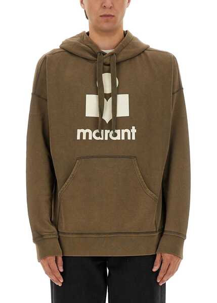 Bluze de trening Isabel Marant Miley Sweatshirt With Logo BROWN Barbati (BM 18801295) 1