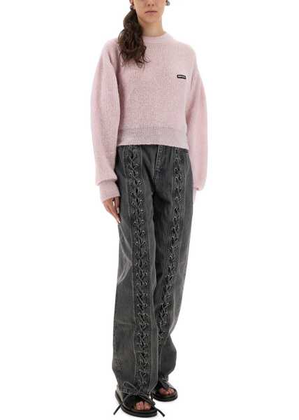 Pulovere ROTATE Birger Christensen Wool Puff Sweater POWDER Femei (BM 18801352) 2