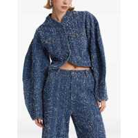 Sacouri Dama - Sacouri office ROTATE Birger Christensen Round Sleeve Jacket BLUE Femei (BM 18801358) - B-mall.ro