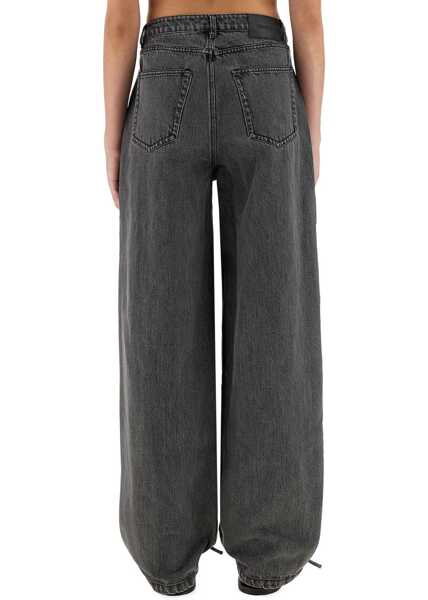 Blugi skinny ROTATE Birger Christensen Pants With Laces BLACK Femei (BM 18801361) 3