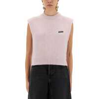 Veste casual Short Vest Shirt With Logo Femei
