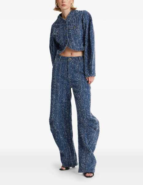 Blugi skinny ROTATE Birger Christensen Loose Fit Pants BLUE Femei (BM 18801376) 2