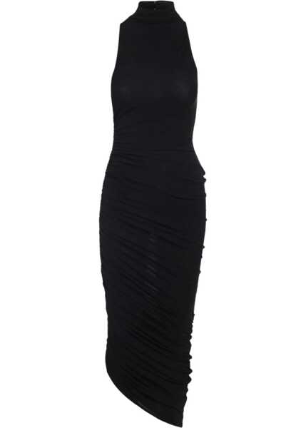 Rochii elegante JACQUEMUS Asymmetric Piazza Dress BLACK Femei (BM 18801442) 1