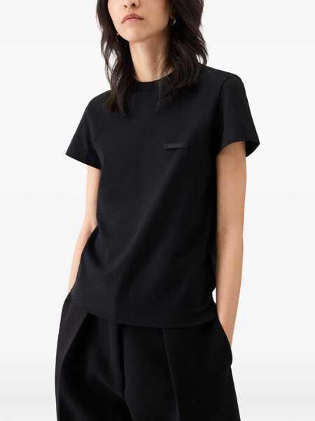 Tricouri JACQUEMUS Cotton T-Shirt BLACK Femei (BM 18801445) 2