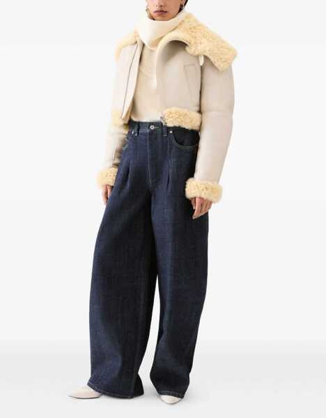 Blugi JACQUEMUS De-Nimes Ovalo Denim Pants BLUE Femei (BM 18801448) 2