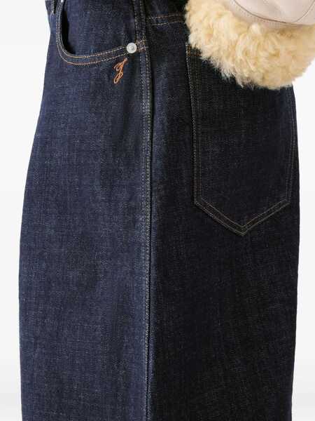 Blugi JACQUEMUS De-Nimes Ovalo Denim Pants BLUE Femei (BM 18801448) 5