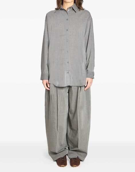 Camasi JACQUEMUS Le Chemise Dhommen Shirt GREY Femei (BM 18801466) 2