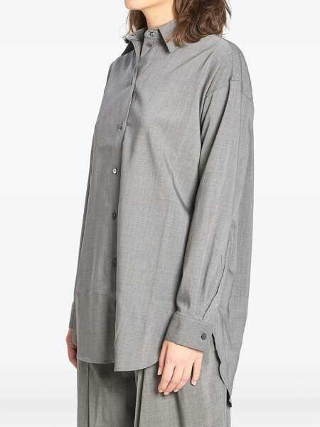 Camasi JACQUEMUS Le Chemise Dhommen Shirt GREY Femei (BM 18801466) 3