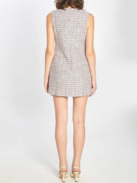 Rochii elegante Self-Portrait Boucl Mini Dress PINK Femei (BM 18801490) 4