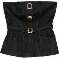 Bluze Lace Trim Knit Top Femei