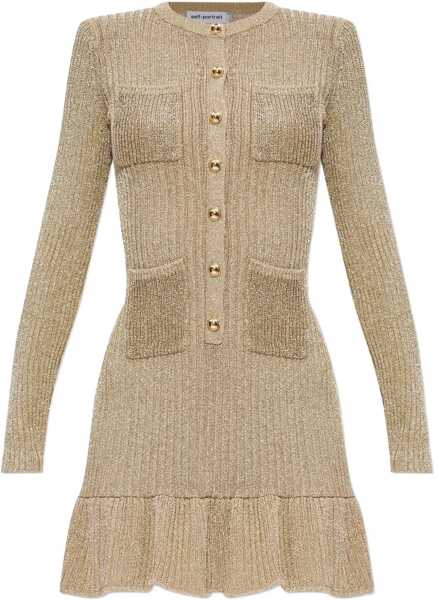 Rochii elegante Self-Portrait Mini Dress GOLD Femei (BM 18801532) 1