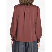 Camasi Max Mara Dama - Camasi Max Mara Melania Silk Shirt BORDEAUX Femei (BM 18801541) - B-mall.ro