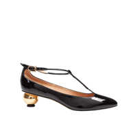 Pantofi cu toc Salvatore Ferragamo Patent Leather Pump Femei