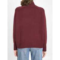 Imbracaminte Dama pagina 540 - Pulovere Allude Turtleneck In Wool And Cashmere Red Femei (BM 18803376) - B-mall.ro