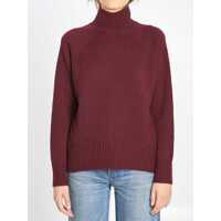 Pulovere Turtleneck In Wool And Cashmere Femei