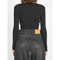 Imbracaminte Dama pagina 104 - Topuri Self-Portrait Lace Trim Knit Top Black Femei (BM 18803457) - B-mall.ro