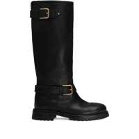 Bocanci Dolce & Gabbana Calfskin Biker Boots Femei